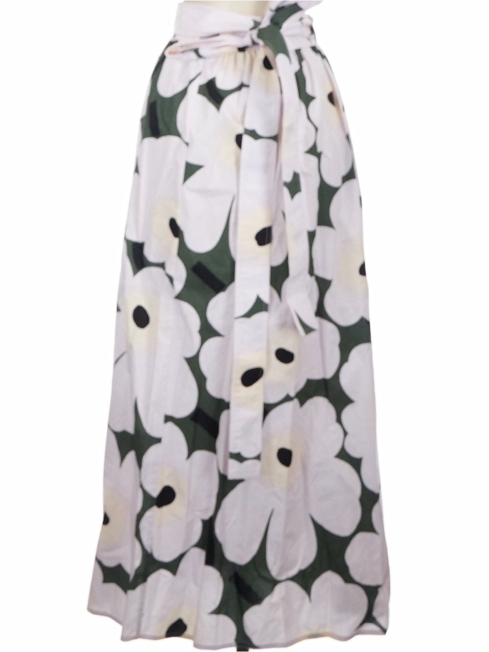 Marimekko Women's Surista Pieni Unikko 2 Wrap Skirt medium EUC - Picture 4 of 4
